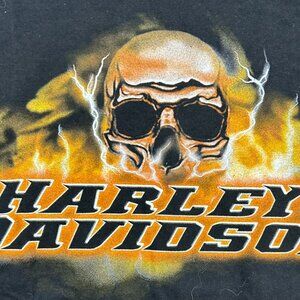 Biker Bob's Motown Detroit Harley Davidson T Shirt Sz L